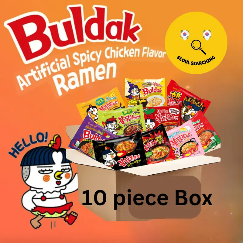Alternative view of [10 Pack Box] Samyang Buldak Chicken Ramen 10 Flavor Combo Variety