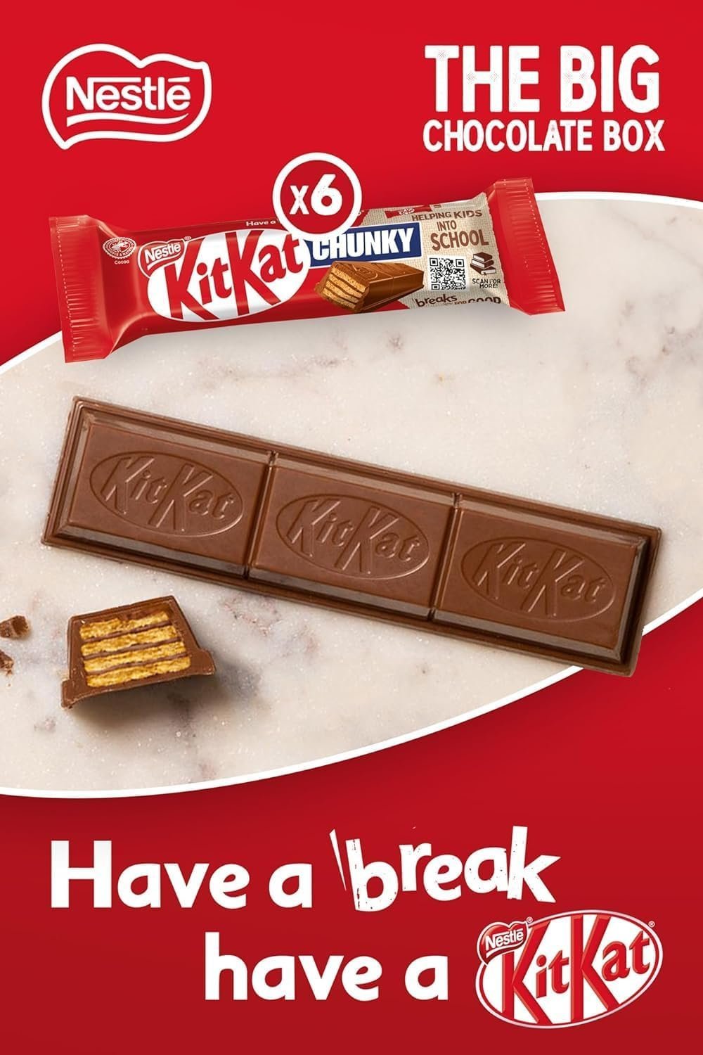 Nestlé Big Chocolate Box 30 Bars – Chocolate Bars Multipack, Assorted Chocolates Gift Box with KitKat, Aero, Yorkie & Munchies - Image 6
